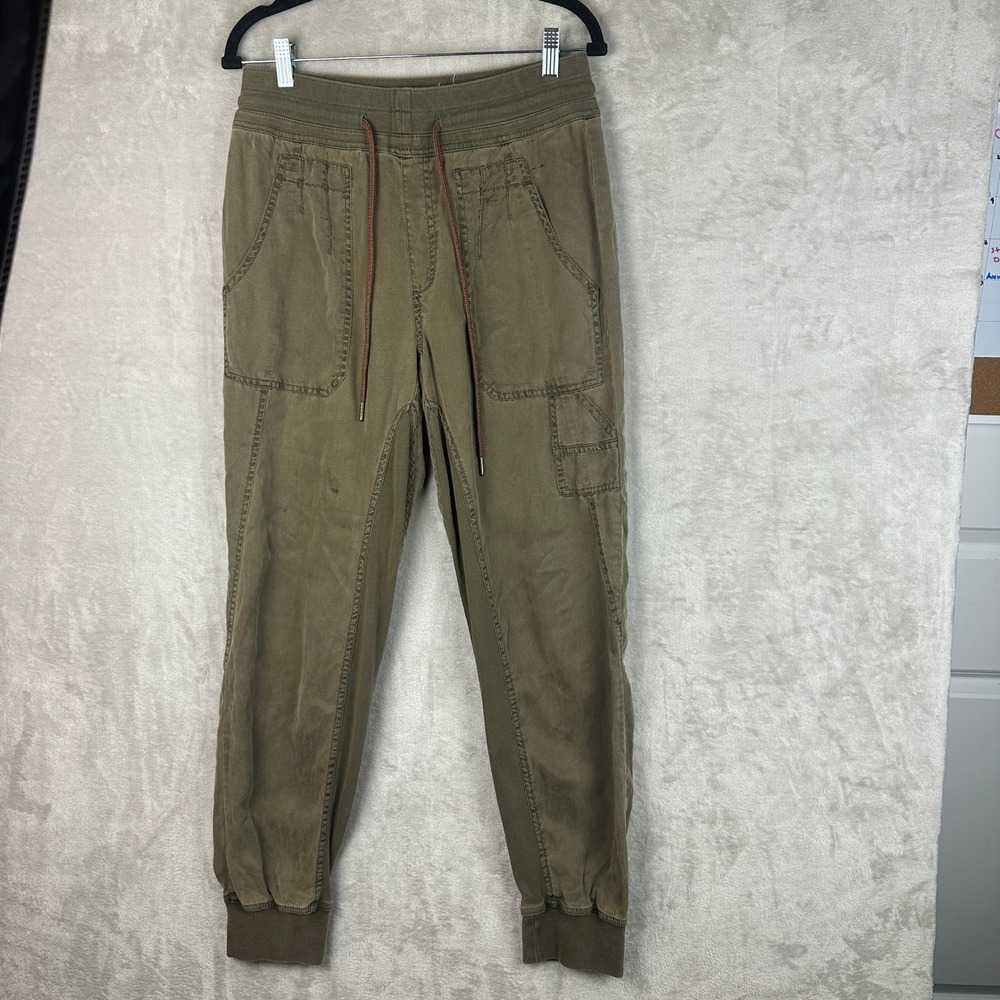 Anthropologie Olive Green Utility Nomad Jogger Pants Size Small Tall ST Cargo